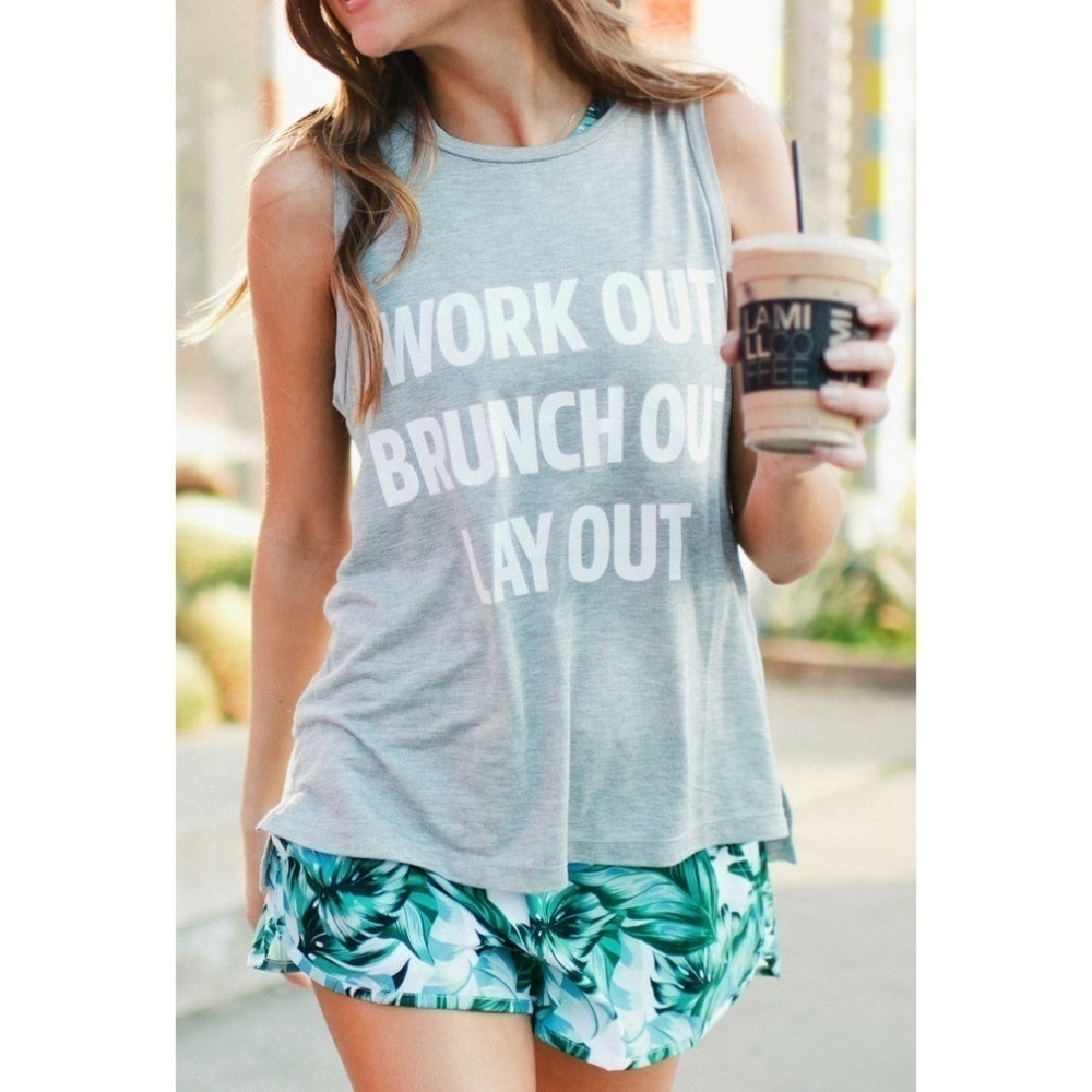 💕SHOW ME YOUR MUMU💕 Graphic Tee Tank Top S NWT